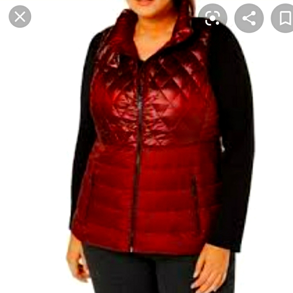 calvin klein plus size puffer vest
